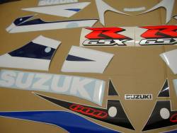 Suzuki 600 2003 white stickers kit