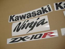 Kawasaki ZX10R 2006 complete sticker kit