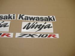Kawasaki ZX-10R 2006 Ninja green decals kit