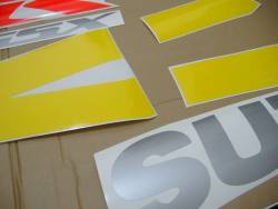 Suzuki GSXR 600 K3 yellow full decals kit