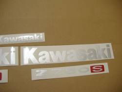 Kawasaki Z750 S 2006 black decals kit