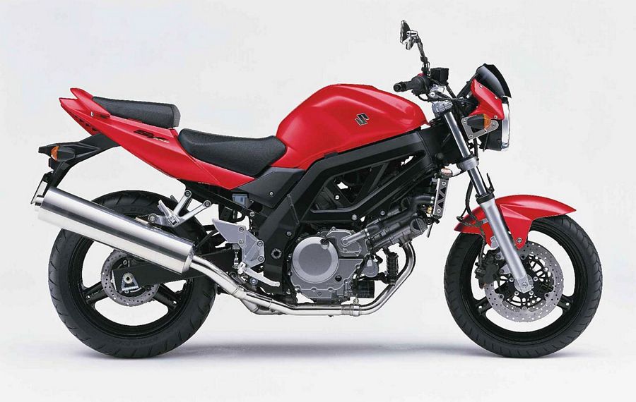 Suzuki SV 650 2006 red decals kit 