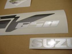 Suzuki SV 650 2008 black stickers kit