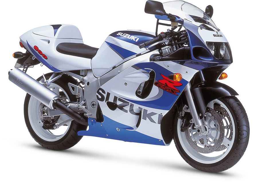 Suzuki GSX-R 600 1999 white decals kit 