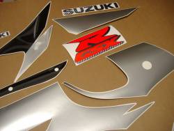 Suzuki GSXR 750 SRAD silver decals