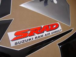 Suzuki GSXR 750 SRAD silver full decals kit