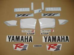 Yamaha YZF-R1 1999 RN01 red stickers set