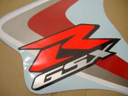 Suzuki GSXR 600 2006 red graphics logo set