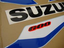 Suzuki GSXR 600 2005 yellow labels graphics