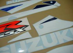 Suzuki GSXR 750 2003 blue labels graphics set