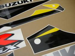 Suzuki GSXR 750 K3 yellow full decals kit