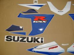 Suzuki GSXR 750 K5 blue stickers