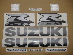 Suzuki GSXR 1000 2005 black decals