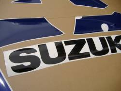 Suzuki GSXR 1000 K4 white stickers