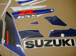 Suzuki GSX-R 1000 2004 white stickers set