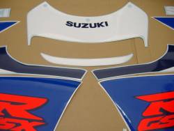 Suzuki GSXR 600 SRAD blue full decals kit
