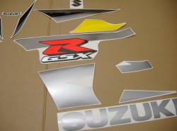 Suzuki GSXR 750 2004 yellow decals