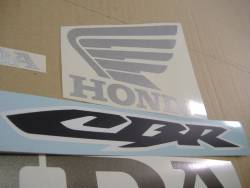Honda CBR 600RR 2003 black logo decals kit 