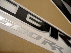 Honda CBR 600RR 2009 black stickers kit