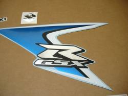 Suzuki GSX-R 600 K8 white logo graphics