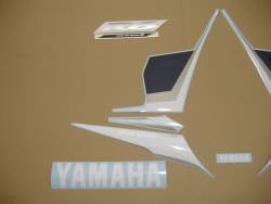 Yamaha YZF-R6S 2008 blue stickers