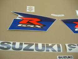 Suzuki GSX-R 1000 2010 white decals kit 
