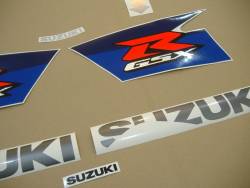 Suzuki 1000 2010 white stickers kit