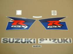 Suzuki 1000 2010 white complete sticker kit