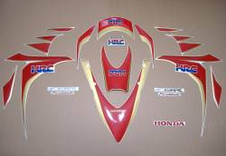Honda 1000RR Fireblade 2011 HRC replacement decals set