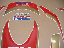 Decals for Honda 1000RR Fireblade 2011 HRC white model