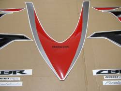 Honda CBR 1000RR 2010 SC59 red decals kit 