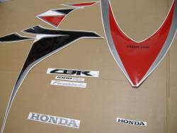 Honda 1000RR 2010 SC59 red stickers set