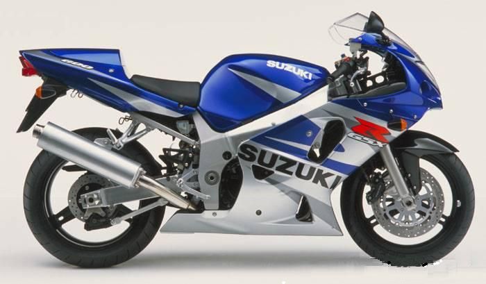 Suzuki GSX-R 600 2002 blue decals kit 