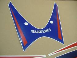 Suzuki 750 2007 white complete sticker kit