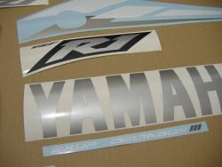 Yamaha YZF R1 2003 RN09 red stickers kit