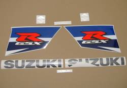 Suzuki GSXR 1000 2011 white labels graphics