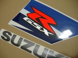 Suzuki GSX-R 1000 2011 white stickers set