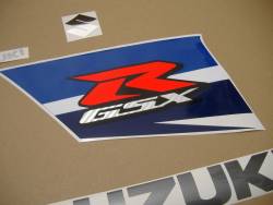 Suzuki GSX-R 1000 2011 white adhesives set