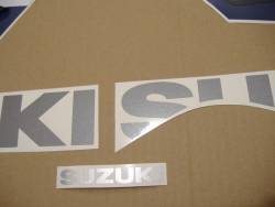 Suzuki GSX-R 1000 2011 white decals kit 