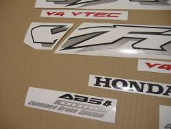 Honda 800i 2002 RC46 silver stickers set
