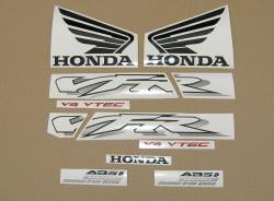 Honda VFR 800i 2002 Interceptor silver decals