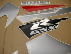 Suzuki 750 2011 red stickers kit