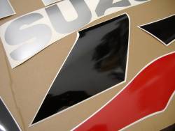 Suzuki GSXR 750 2011 red decals