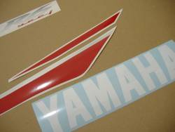 Yamaha R6 2008 RJ15 13S white decals kit 