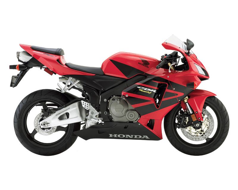 Honda CBR 600RR 2005 red reproduction stickers