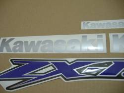 Kawasaki ZX1200 a1 2000 Ninja green logo graphics