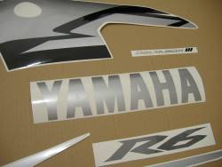 Yamaha YZF R6 2004 RJ15 grey decals