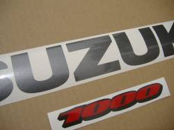 Suzuki GSX-R 1000 2007 orange adhesives set