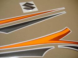 Suzuki 1000 2007 orange complete sticker kit