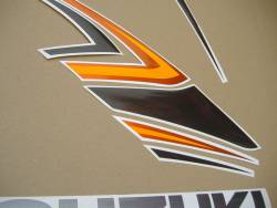 Suzuki GSXR 1000 2007 orange decals